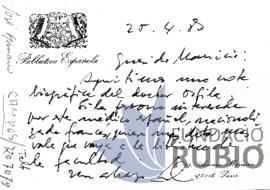 ENVIA NOTA BIOGRAFICA DEL DOCTOR ORFILA
