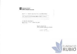 AGRAEIX LA DONACIO DEL LLIBRE BIBLIOGRAFIA DE NICOLAU MARIA RUBIO I TUDURI" ESCRIT PER MERCE...