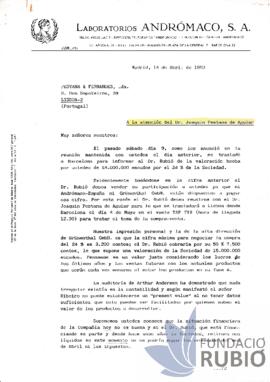VENDA DELS LABORATORIS ANDROMACO DE PORTUGAL