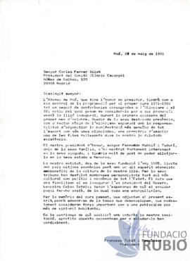 INVITACIO PER FER UNA CONFERENCIA A MAO