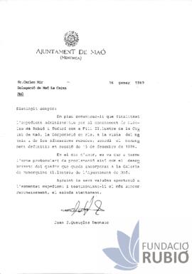 NICOLAU RUBIO TUDURI, FILL ADOPTIU DE MAO
